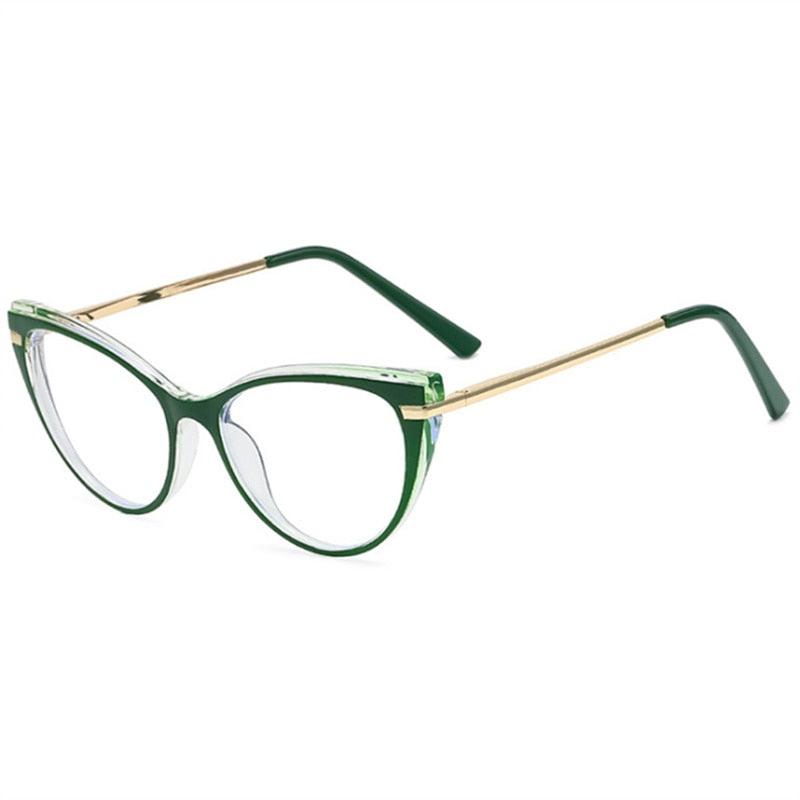 Armação Para Grau - Frida™ 0 Oak Vintage Verde / Transparente 