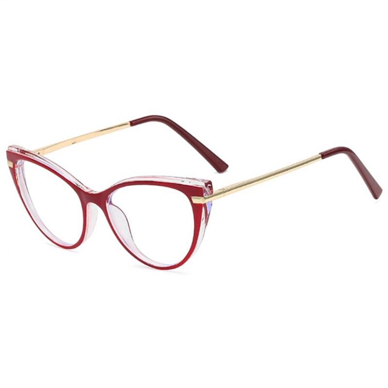 Armação Para Grau - Frida™ 0 Oak Vintage Vermelho Escuro / Transparente