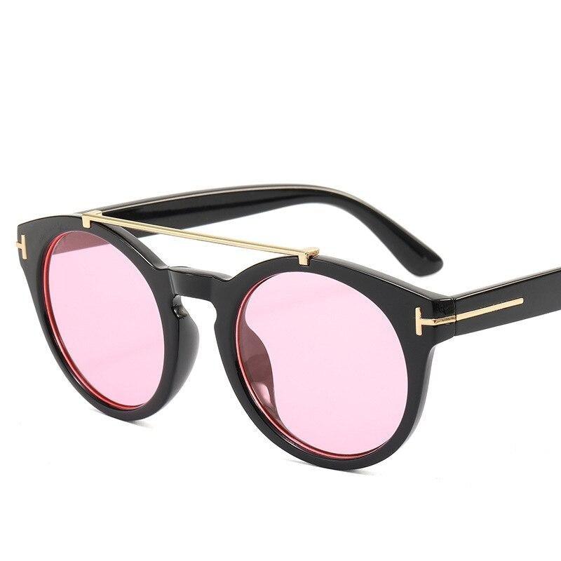 Óculos de Sol Austin™ - UV400 (FRETE GRÁTIS) OC03 Oak Vintage Rosa
