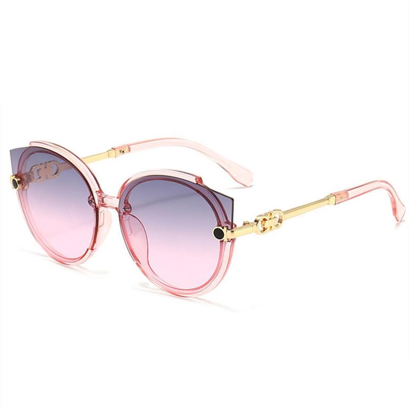 Óculos de Sol Avenue™ - UV400 (FRETE GRÁTIS) 0 Oak Vintage Azul/ Rosa