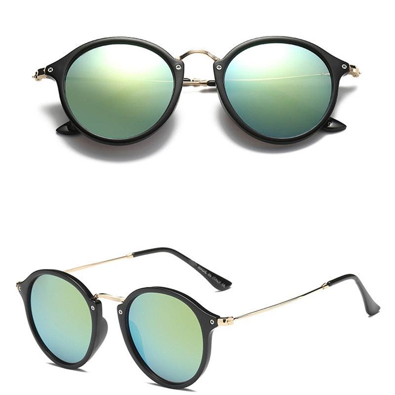 Óculos de Sol Bronx™ - UV400 (FRETE GRÁTIS) OC04 Oak Vintage Preto/Dourado