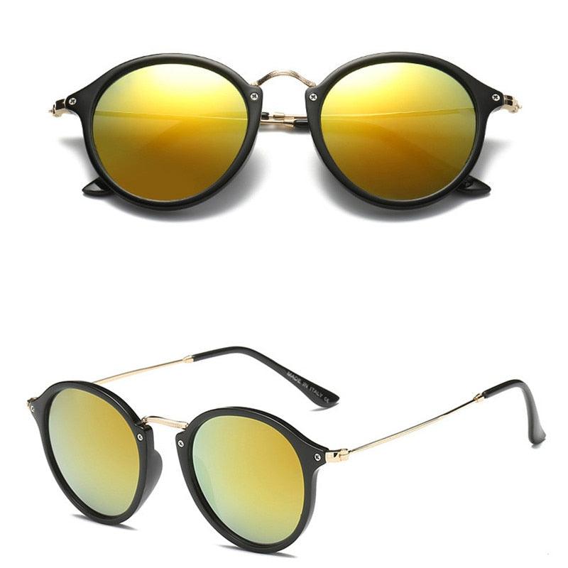 Óculos de Sol Bronx™ - UV400 (FRETE GRÁTIS) OC04 Oak Vintage Preto/Vermelho