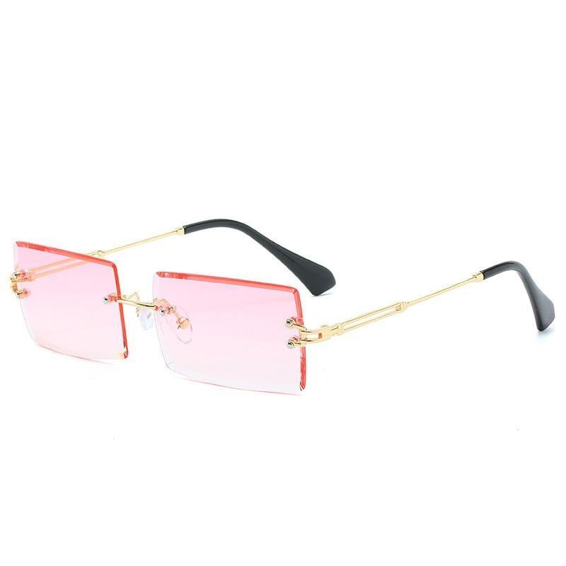 Óculos de Sol Letícia Premium™ - UV400 (FRETE GRÁTIS) 0 Oak Vintage Rosa Dourado