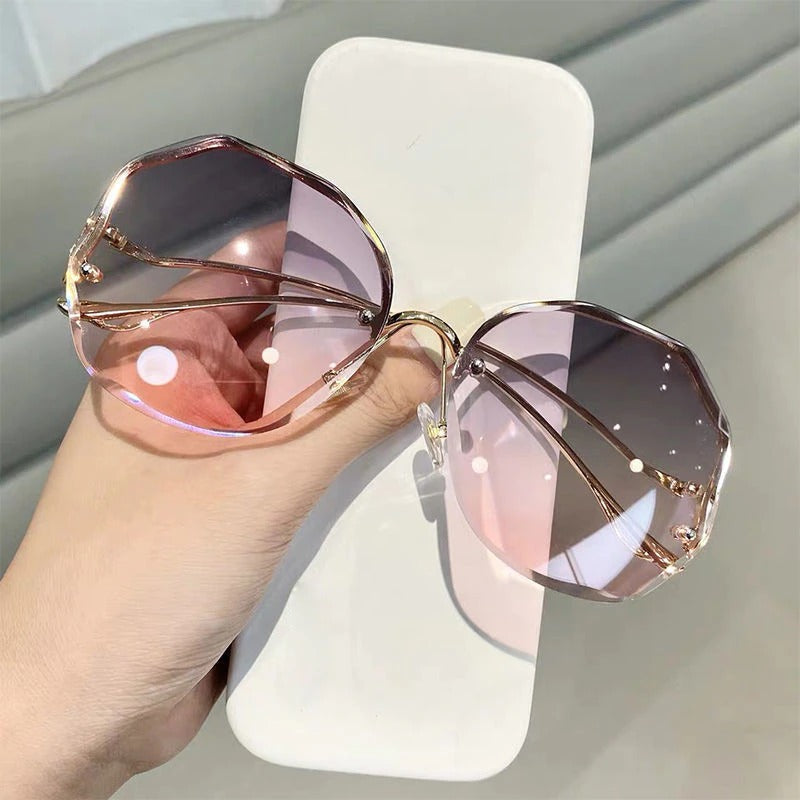 Óculos de Sol Marizza Premium™ - UV400 (FRETE GRÁTIS) 0 Oak Vintage Cinza Rosa