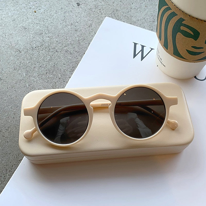 Óculos de Sol Nova York™ - UV400 (FRETE GRÁTIS) OC06 Oak Vintage Bege