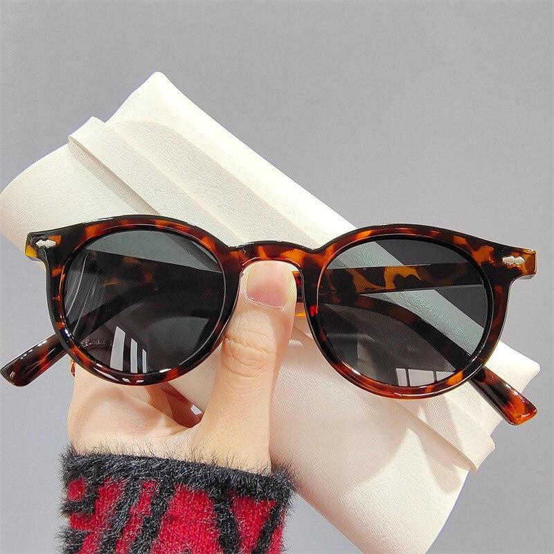 Óculos de Sol - Orlando™ - UV400 (FRETE GRÁTIS) OC08 Oak Vintage Leopardo Cinza