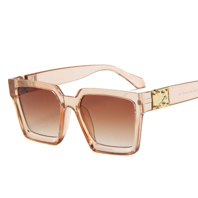 Óculos de Sol Quadrado- Pike™ - UV400 (FRETE GRÁTIS) 0 Oak Vintage Champanhe