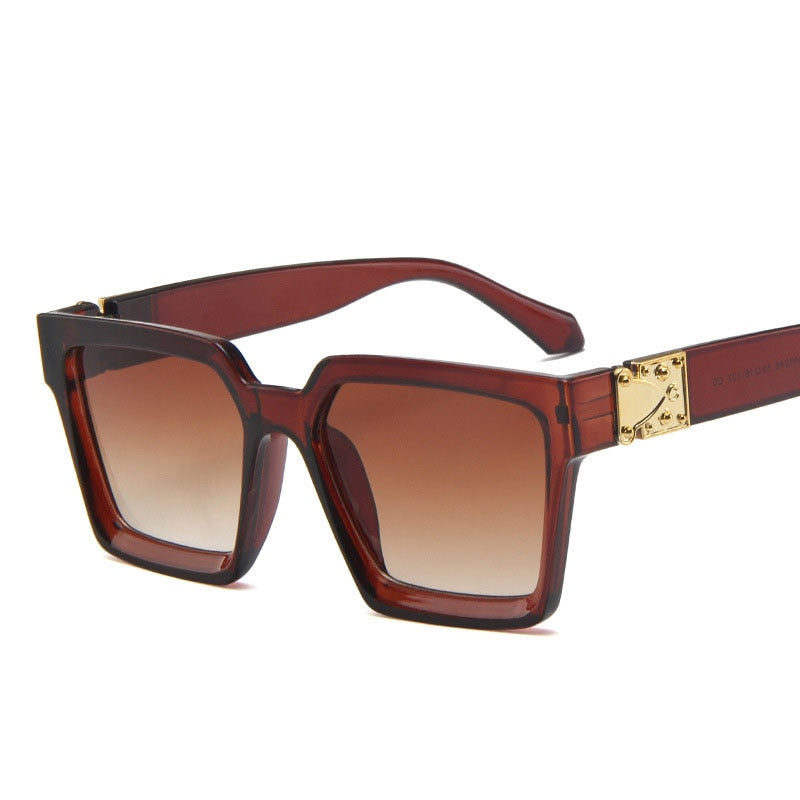 Óculos de Sol Quadrado- Pike™ - UV400 (FRETE GRÁTIS) 0 Oak Vintage Marrom