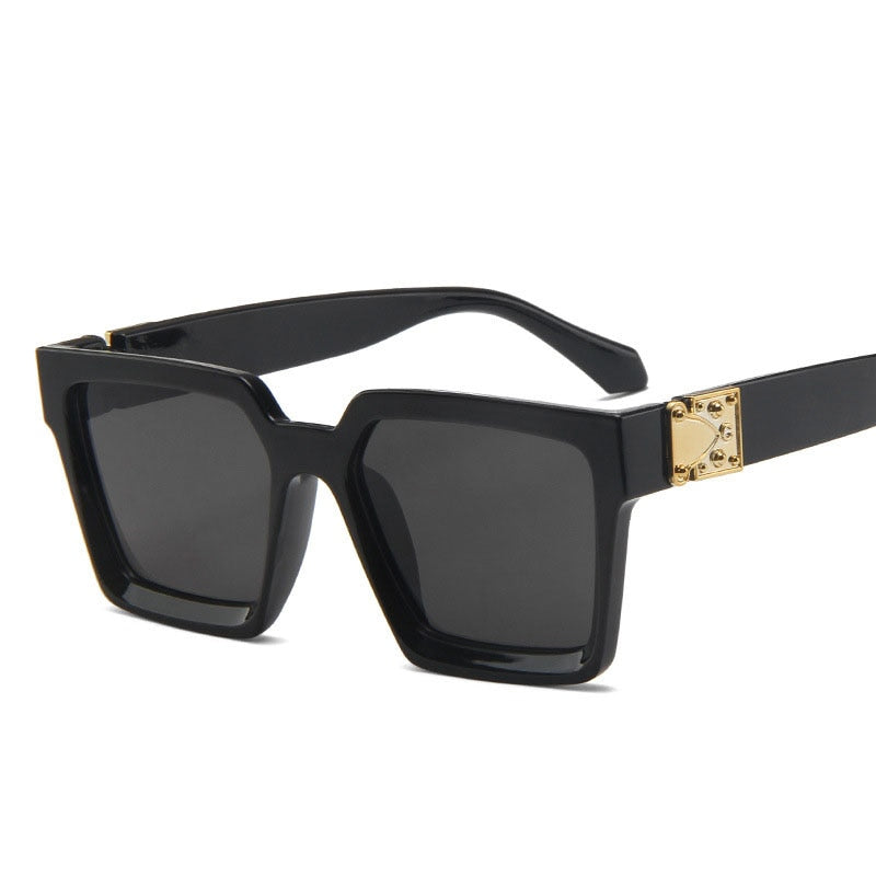Óculos de Sol Quadrado- Pike™ - UV400 (FRETE GRÁTIS) 0 Oak Vintage Preto