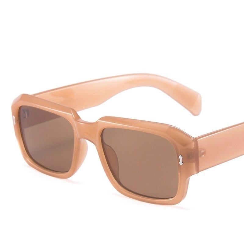 Óculos de Sol Quadrado - Queens™ - UV400 (FRETE GRÁTIS) 0 Oak Vintage Chá