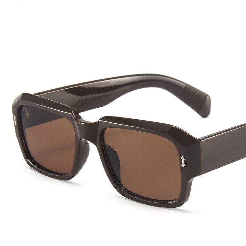 Óculos de Sol Quadrado - Queens™ - UV400 (FRETE GRÁTIS) 0 Oak Vintage Marrom Escuro