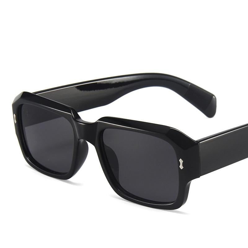 Óculos de Sol Quadrado - Queens™ - UV400 (FRETE GRÁTIS) 0 Oak Vintage Preto