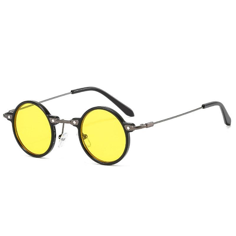 Óculos de Sol - Retro Grace™ - UV400 (FRETE GRÁTIS) 0 Oak Vintage Preto/ Amarelo 