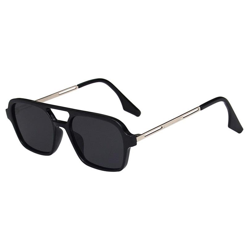 Óculos de Sol - Veneza™ - UV400 (FRETE GRÁTIS) C015 Oak Vintage Preto/ Cinza