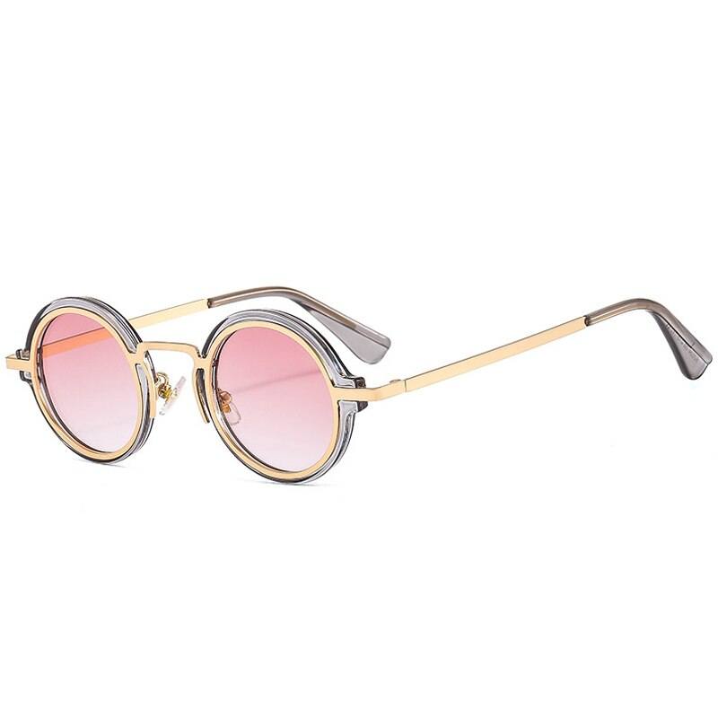 Óculos de Sol - Vintage Amazon™ - UV400 (FRETE GRÁTIS) 0 Oak Vintage Cinza/ Rosa Gradiente