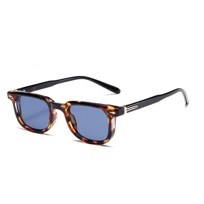 Óculos de Sol - Vintage Azure™ - UV400 (FRETE GRÁTIS) 0 Oak Vintage Leopardo/Azul