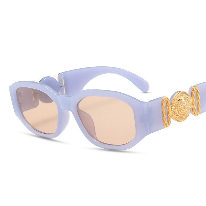 Óculos de Sol Vintage - Dubai™ - UV400 (FRETE GRÁTIS) 0 Oak Vintage Azul/ Chá