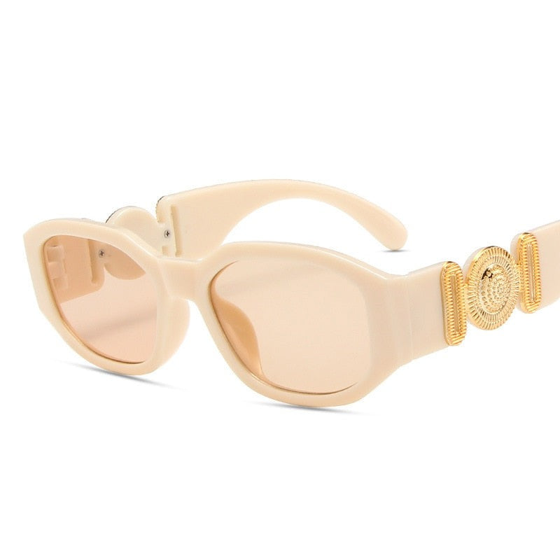 Óculos de Sol Vintage - Dubai™ - UV400 (FRETE GRÁTIS) 0 Oak Vintage Bege/ Chá