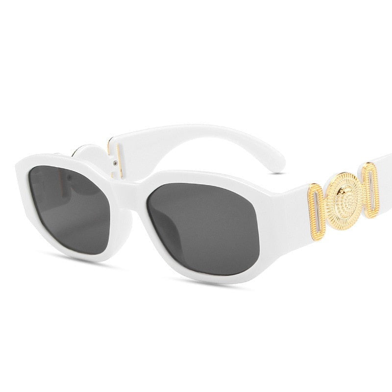Óculos de Sol Vintage - Dubai™ - UV400 (FRETE GRÁTIS) 0 Oak Vintage Branco/ Cinza
