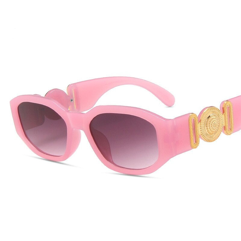 Óculos de Sol Vintage - Dubai™ - UV400 (FRETE GRÁTIS) 0 Oak Vintage Rosa/ Cinza