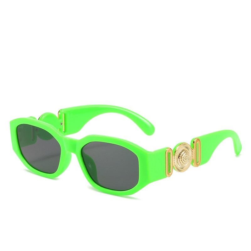 Óculos de Sol Vintage - Dubai™ - UV400 (FRETE GRÁTIS) 0 Oak Vintage Verde/ Cinza