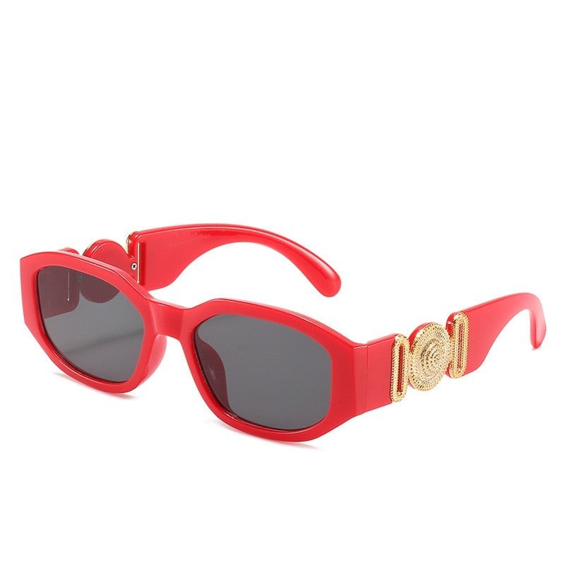 Óculos de Sol Vintage - Dubai™ - UV400 (FRETE GRÁTIS) 0 Oak Vintage Vermelho/ Cinza