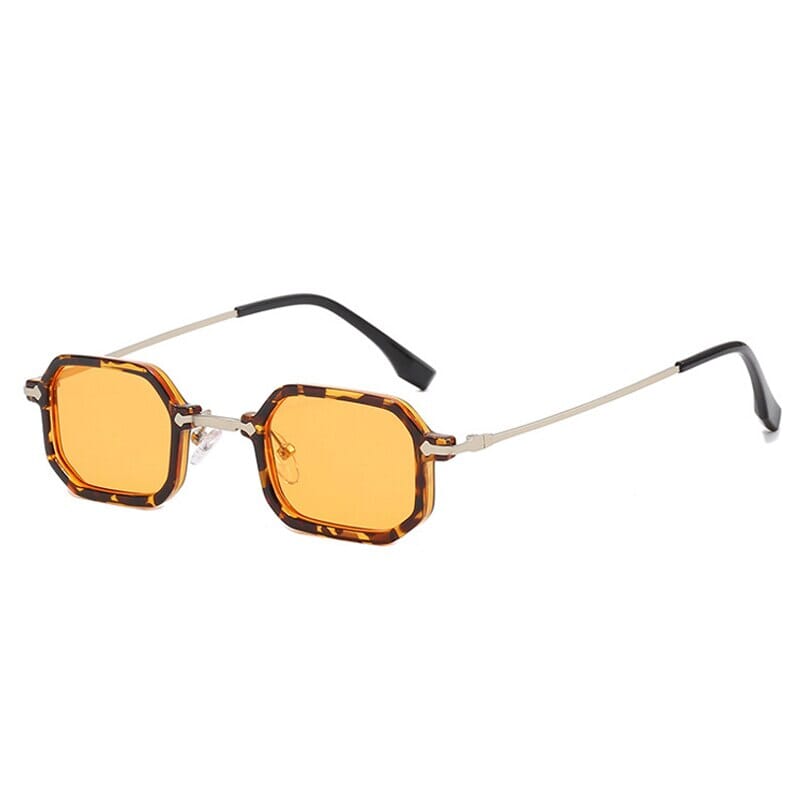Óculos de Sol - Vintage Nevis™ - UV400 (FRETE GRÁTIS) 0 Oak Vintage Leopardo/Laranja 