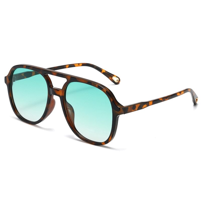 Óculos de Sol - Vintage Poppy™ - UV400 (FRETE GRÁTIS) 0 Oak Vintage Leopardo/Gradiente