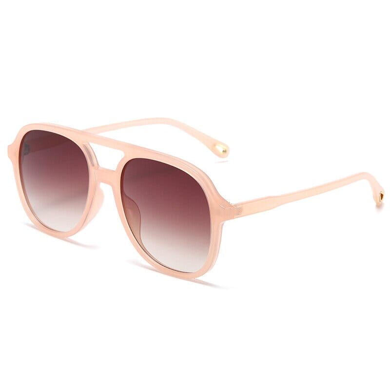 Óculos de Sol - Vintage Poppy™ - UV400 (FRETE GRÁTIS) 0 Oak Vintage Rosa/Chá
