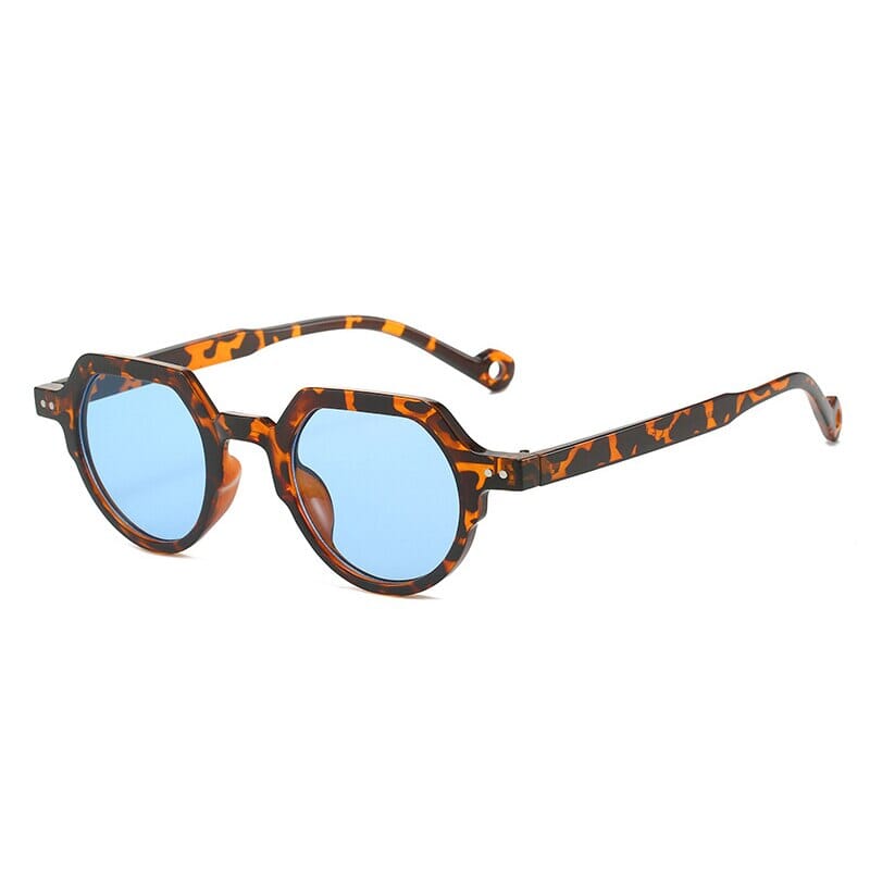 Óculos de Sol - Vintage Prism™ - UV400 (FRETE GRÁTIS) 0 Oak Vintage Leopardo/Azul