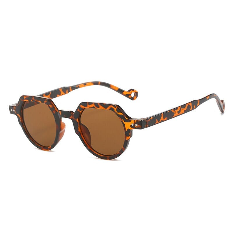 Óculos de Sol - Vintage Prism™ - UV400 (FRETE GRÁTIS) 0 Oak Vintage Leopardo/Chá