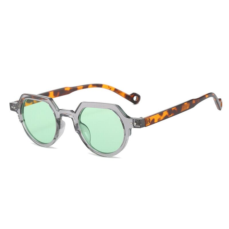 Óculos de Sol - Vintage Prism™ - UV400 (FRETE GRÁTIS) 0 Oak Vintage Leopardo/Verde