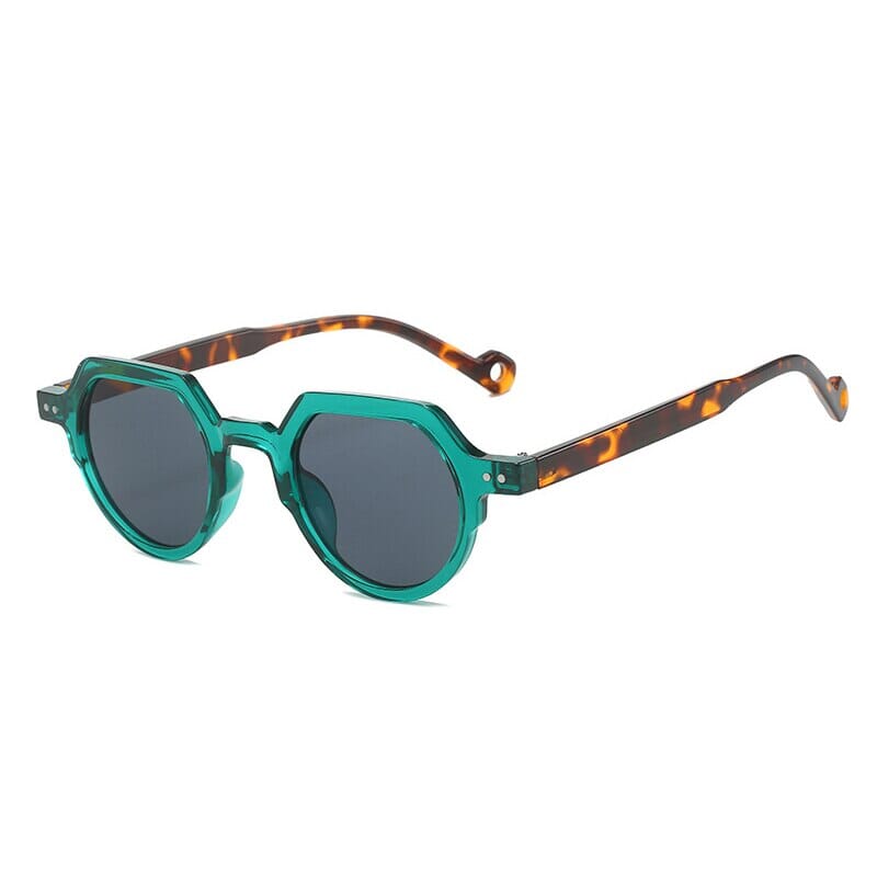 Óculos de Sol - Vintage Prism™ - UV400 (FRETE GRÁTIS) 0 Oak Vintage Verde/Leopardo