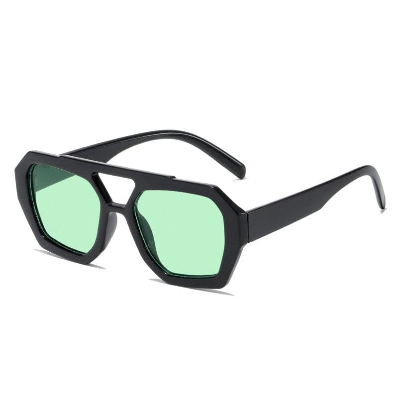Óculos de Sol - Vintage Savona™ - UV400 (FRETE GRÁTIS) 0 Oak Vintage Preto/ Verde