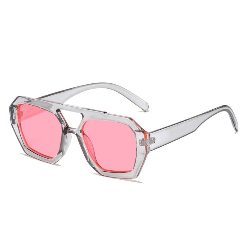 Óculos de Sol - Vintage Savona™ - UV400 (FRETE GRÁTIS) 0 Oak Vintage Trans/ Rosa