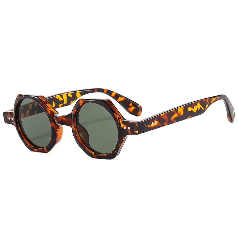 Óculos de Sol - Vintage Vision™ - UV400 (FRETE GRÁTIS) 0 Oak Vintage Leopardo/Verde