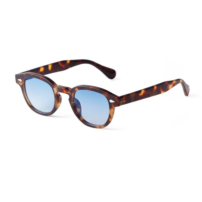 Óculos de Sol - Vintage Zurique™ - UV400 (FRETE GRÁTIS) OC-110 Oak Vintage Tartaruga/Azul