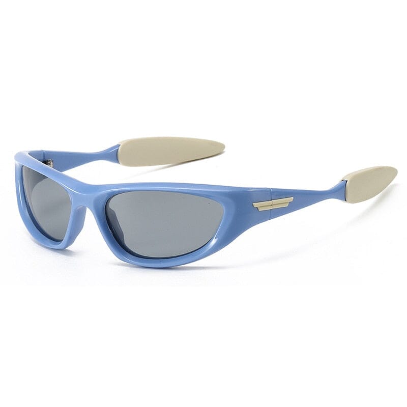 Óculos de Sol - Y2k Moscow™ - UV400 (FRETE GRÁTIS) 0 Oak Vintage Blue Grey As the picture