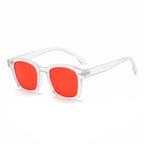 Óculos Anti Luz Azul - Zen OC-228 Oak Vintage Transparente/ Vermelho 