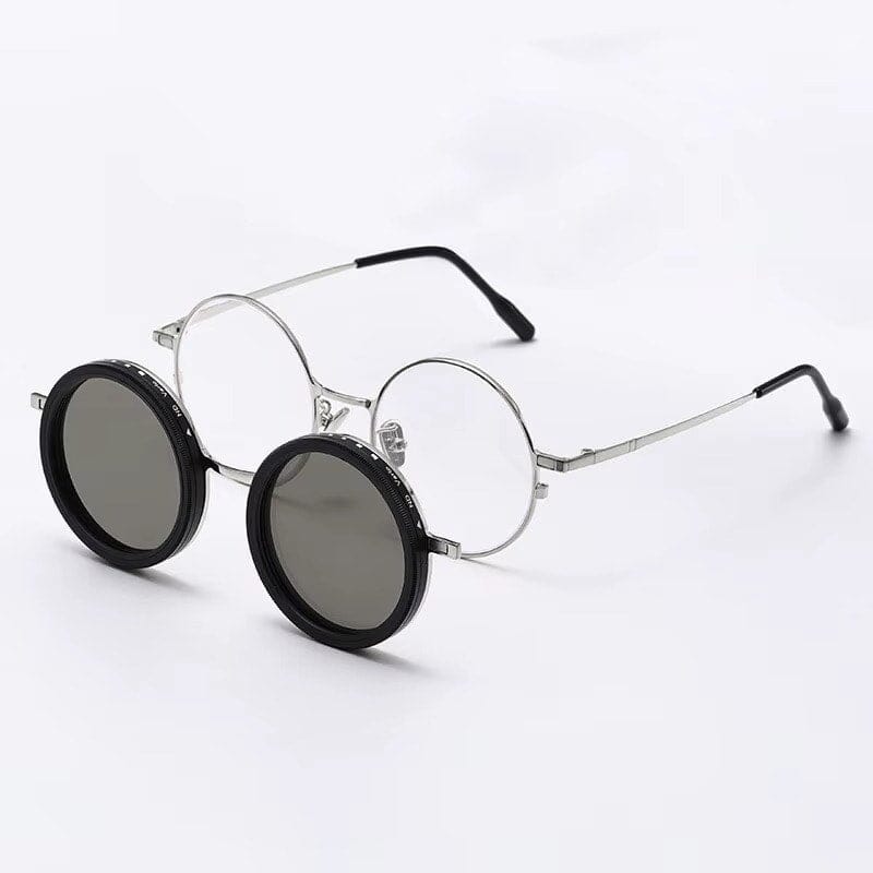 Óculos de Sol - Eclipse Premium™ OC-190 Oak Vintage Prata 