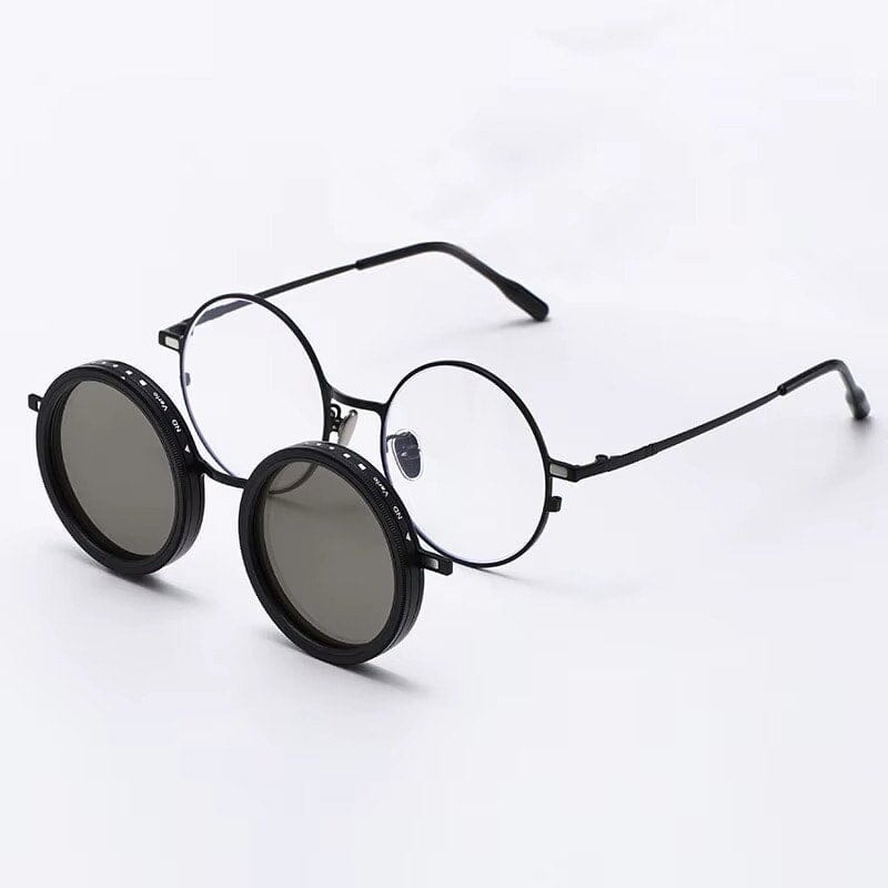 Óculos de Sol - Eclipse Premium™ OC-190 Oak Vintage Preto 