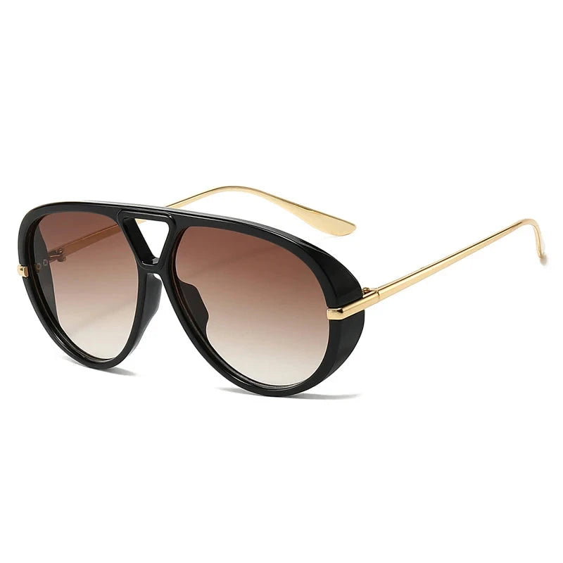 Óculos de Sol - Havana™ OC-169 Oak Vintage Preto/ Chá gradiente 