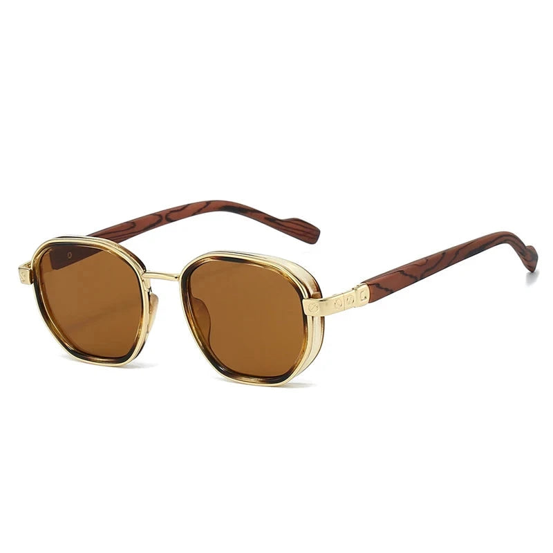 Óculos de Sol - Itália™ OC-180 Oak Vintage Dourado/ Chá 