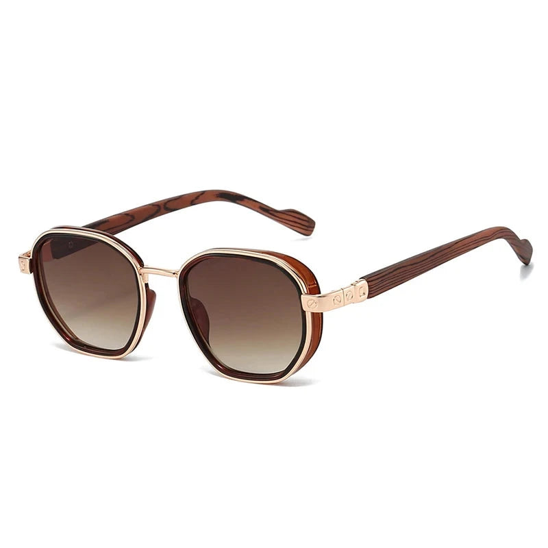 Óculos de Sol - Itália™ OC-180 Oak Vintage Dourado/ Marrom 