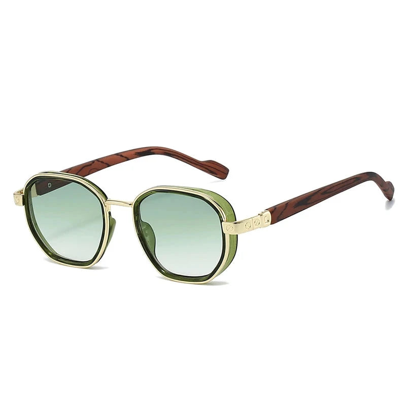 Óculos de Sol - Itália™ OC-180 Oak Vintage Dourado/ Verde 