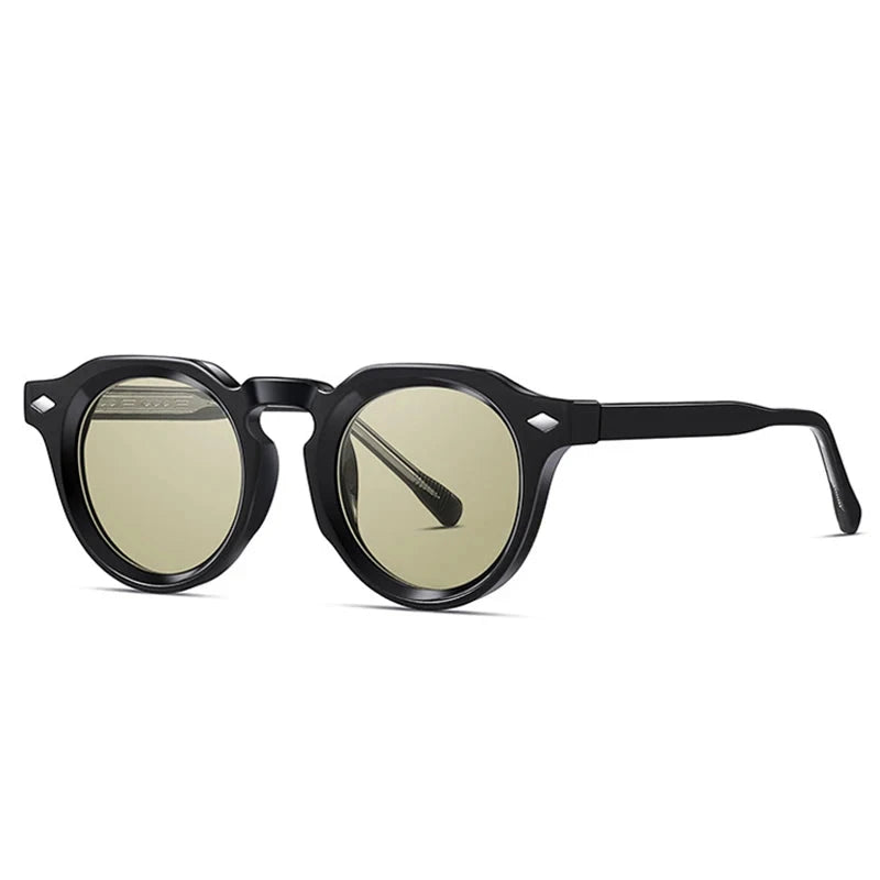 Óculos de Sol - Kansas™ OC-163 Oak Vintage Preto/ Verde olivia 