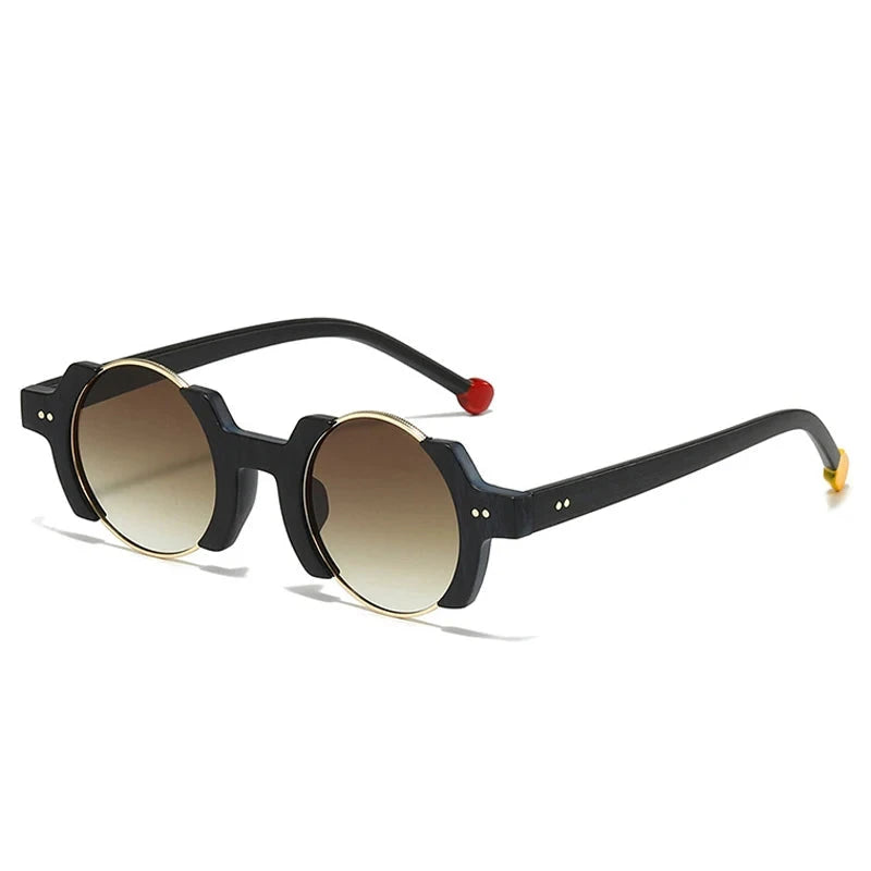 Óculos de Sol - Marrocos™ OC-167 Oak Vintage Preto/ Chá 