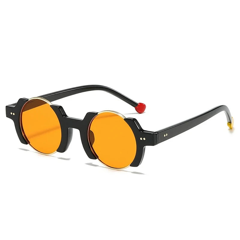 Óculos de Sol - Marrocos™ OC-167 Oak Vintage Preto/ Laranja 