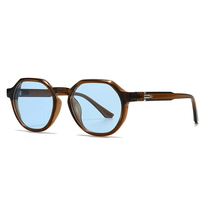 Óculos de Sol - Valencia™ OC-177 Oak Vintage Marrom/ Azul 