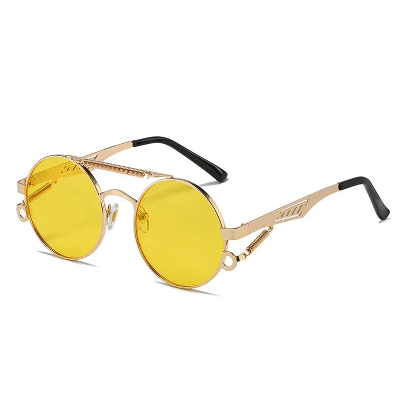 Óculos de Sol - Veopunk™ OC-181 Oak Vintage Dourado/ Amarelo 